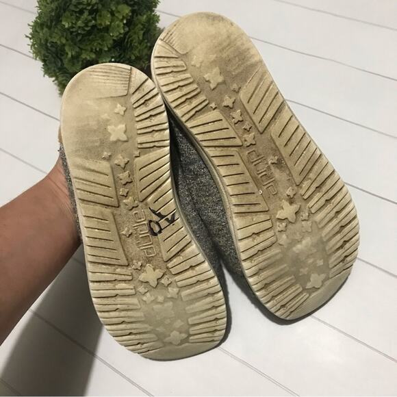 Hey Dude Wendy Slip On Shoes Sneakers‎ Gray Mustard Mix Women’s Size 7 - Picture 7 of 7